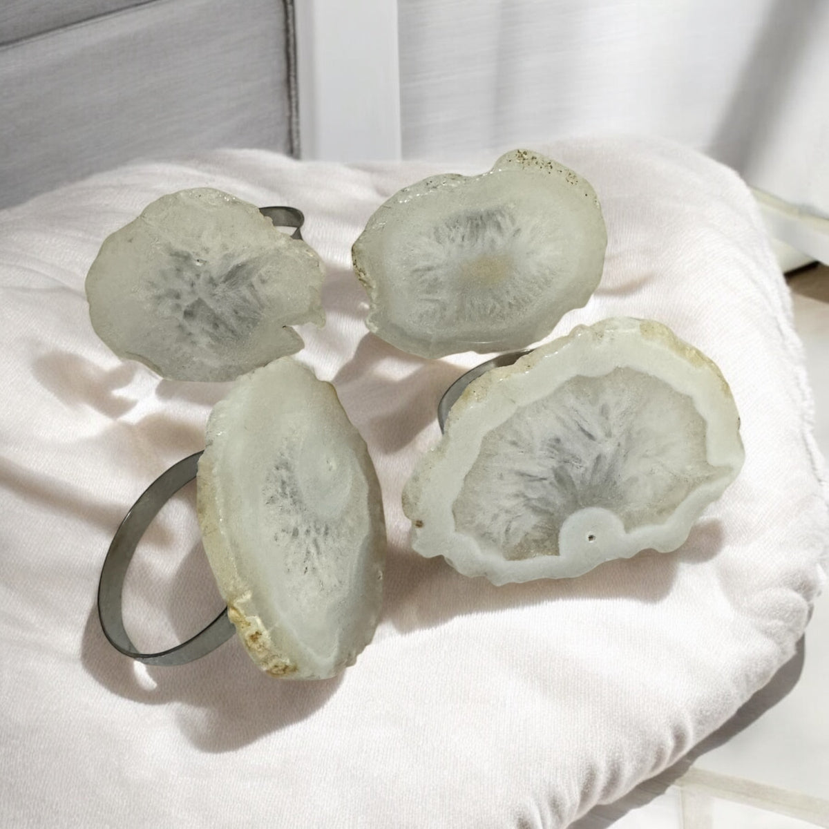 Natural agate napkin rings /4 – Trendsettings