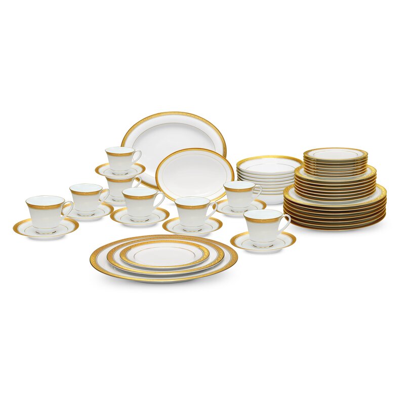 Crestwood gold 50 piece dinner set Trendsettings