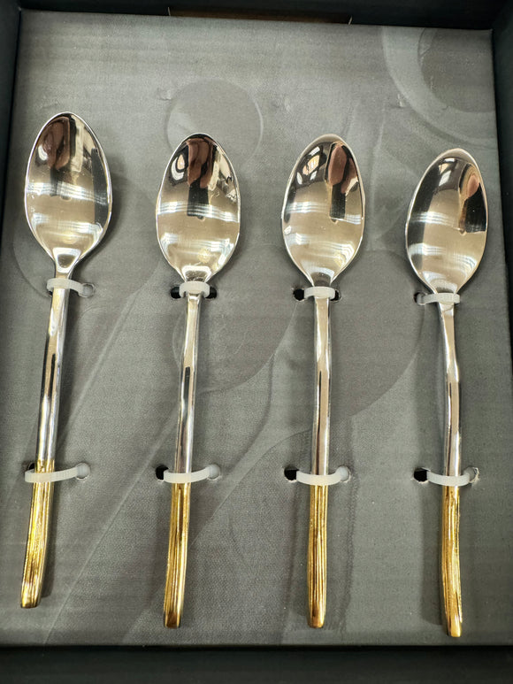 Set of 4 dip spoons #102