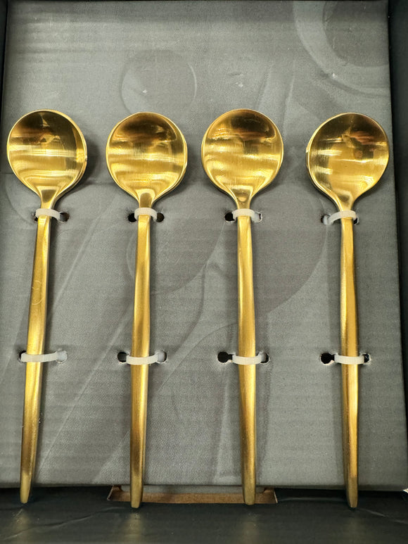 Set of 4 dip spoons #103