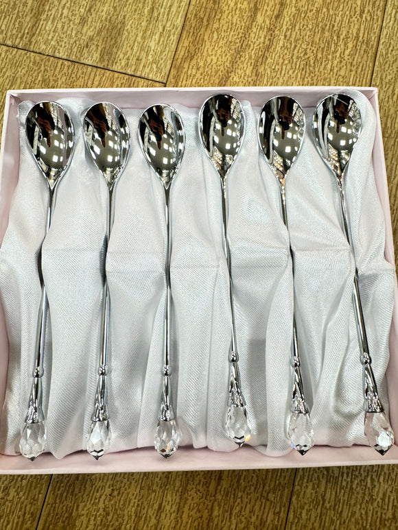 Set of 6 dip spoons #98