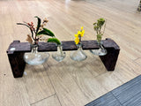 Wooden flower vase #1242