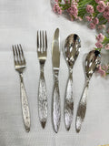 Argent Wave 18/10 stainless steel flatware service for 12 #637789 argentwave