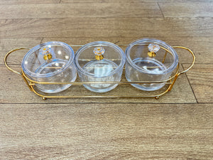 3 dips with cover and holder #837373