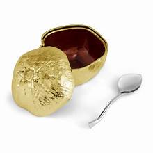 Pomegranate mini pot With Spoon Michael Aram