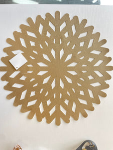 Set of 4 gold placemat #351