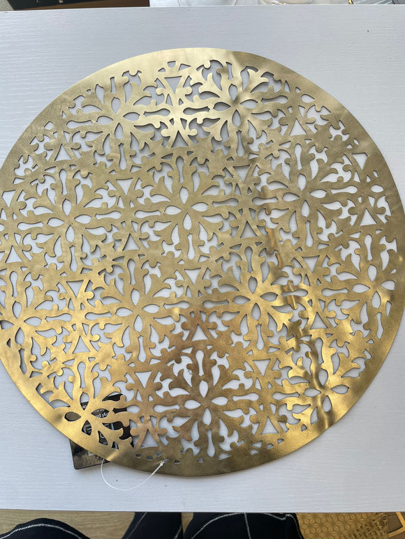 Set of 4 gold placemat #355