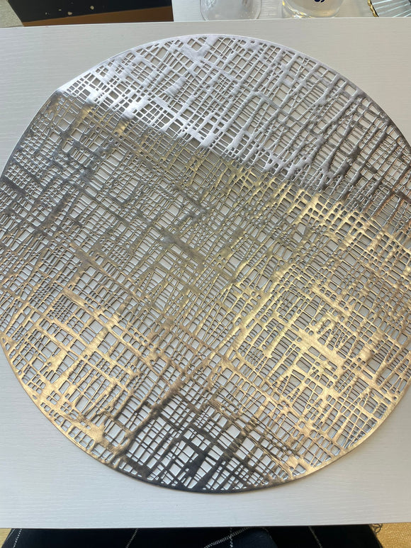 Set of 4 gold placemat #361