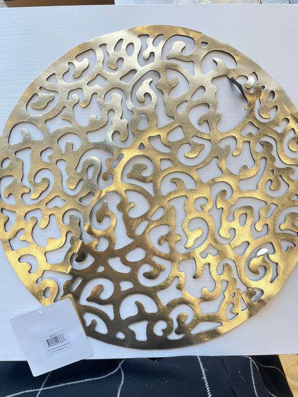 Set of 4 gold placemat #363