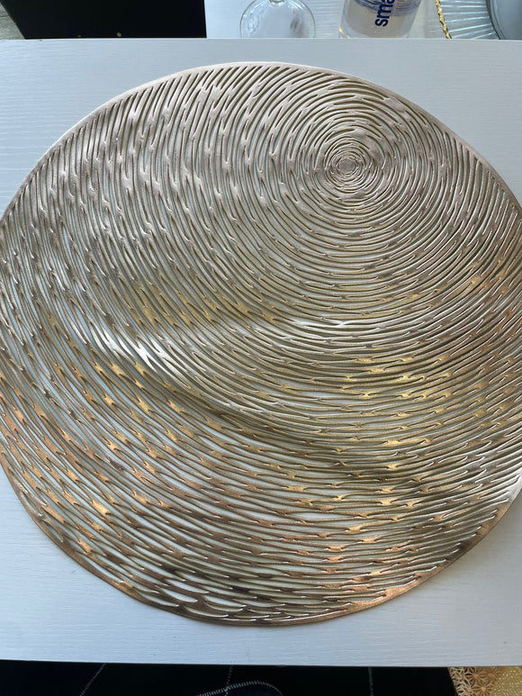 Set of 4 gold placemat #365
