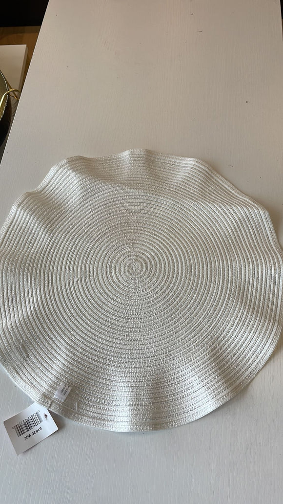 Set of 4 white placemat #367