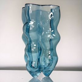7” tall Bubble glass vase  #83629