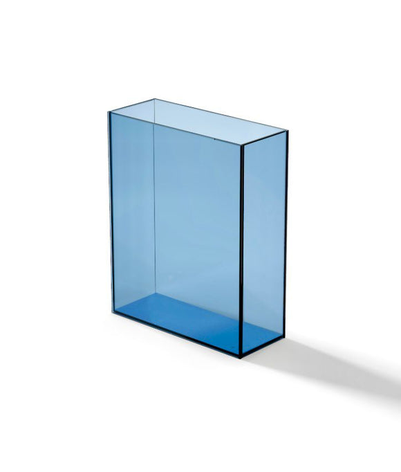 Rectangle blue vase #93649