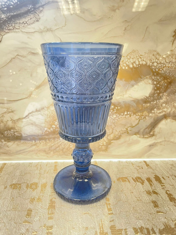 Claro goblet set of 4 - blue #1255