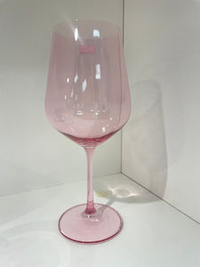 Set of 4 pink goblets - #3322