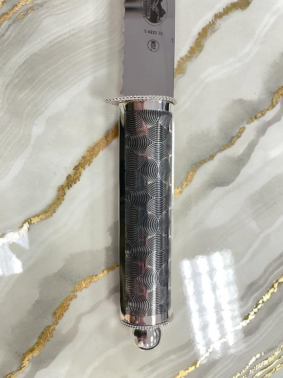 Silver plated victorinox Challah knife #11