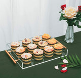 Acrylic clear tray with handles 12x10x2