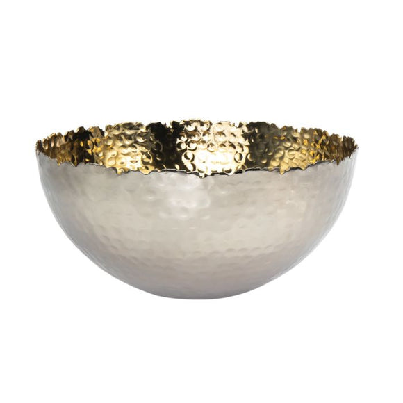 10.5 Nickel/Gold Salad Bowl