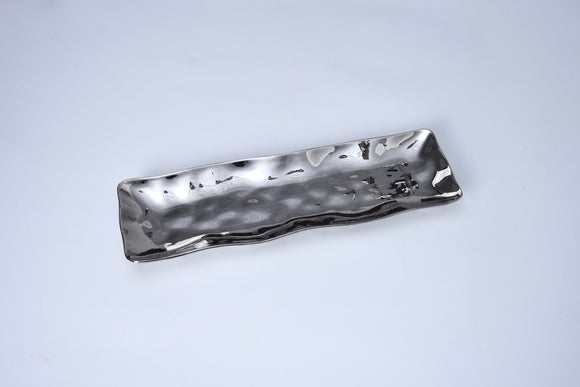 Rectangular serving piece