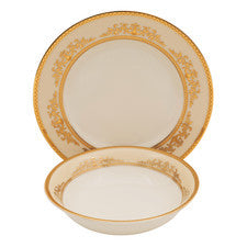 CARAMEL IVORY CHINA FRUITS  AND  BREAD & BUTTER SET