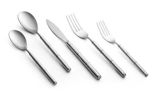 Kadra 18/10 stainless steel flatware set of 4