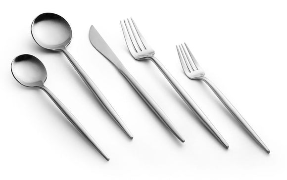 Kadra 18/10 stainless steel flatware set of 4