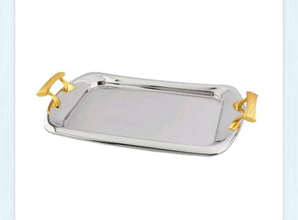 Rectangular serving tray