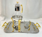 Rectangular serving tray
