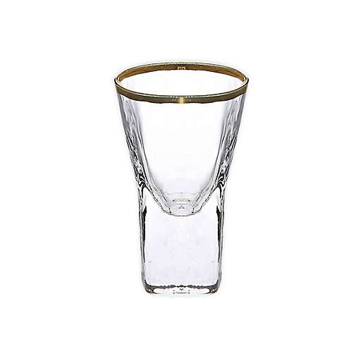 Set of 6 hammered shot glasses