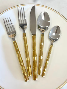 Flamingo gold service for 4