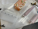 Pink & Clear Napkin Holder