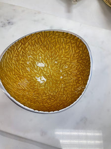 Sparkly Yellow Dip Bowl