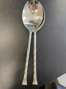 Silver Salad Servers