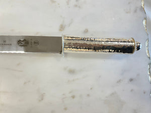 Victorinox Silver plated sharp serrated challah knife #4