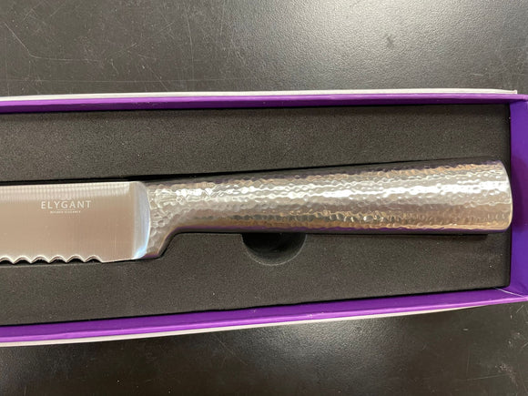 Stainless steel serrated challah knife