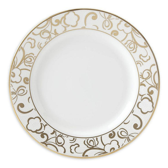 Venetian lace gold bread and butter