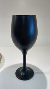 Set of 6 matte glass 14 oz