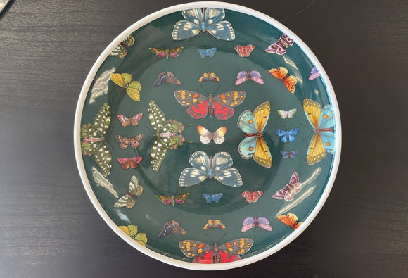 Set of 4 8.5”  butterfly salad plate