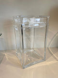 Lucite 8” tall cookie jar