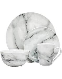 16 piece Marble porcelain set