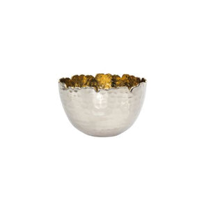 Silver and gold dip bowl #999