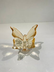 Crystal Butterfly - Amber