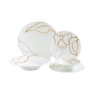 Artisan gold 20 piece china set