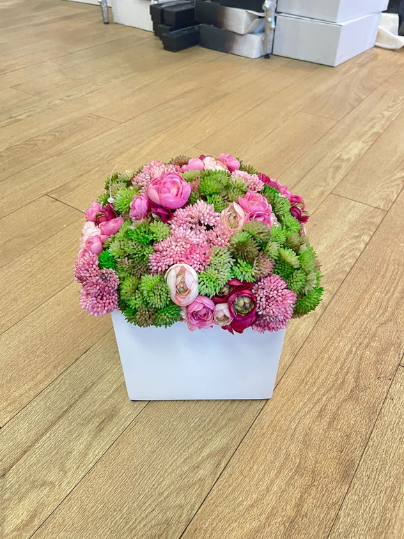 Pink&Green Boxwood