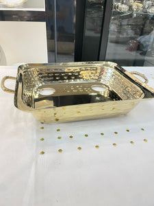 9x13 aluminum pan holder full gold