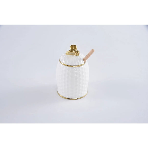 Porcelain Honey jar set  #13