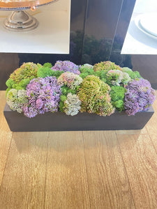Purple & Green Flower Boxwood