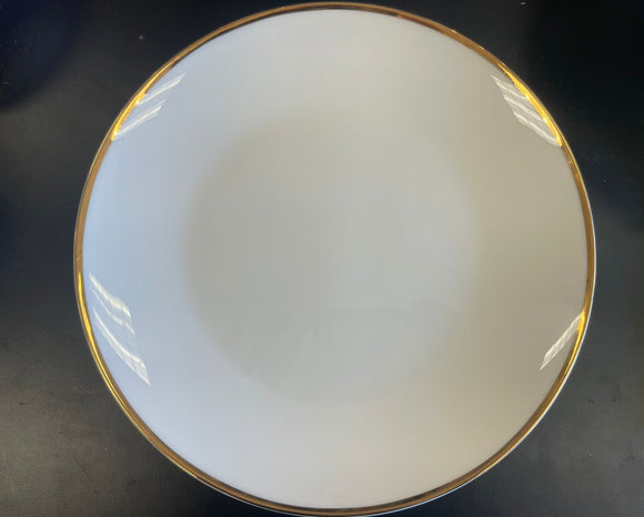 Set of 4 Narrow rim dinner plates