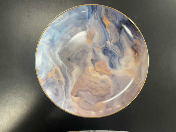 Set of 4 cloud salad plates
