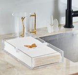 Butterfly Lucite paper towel holder